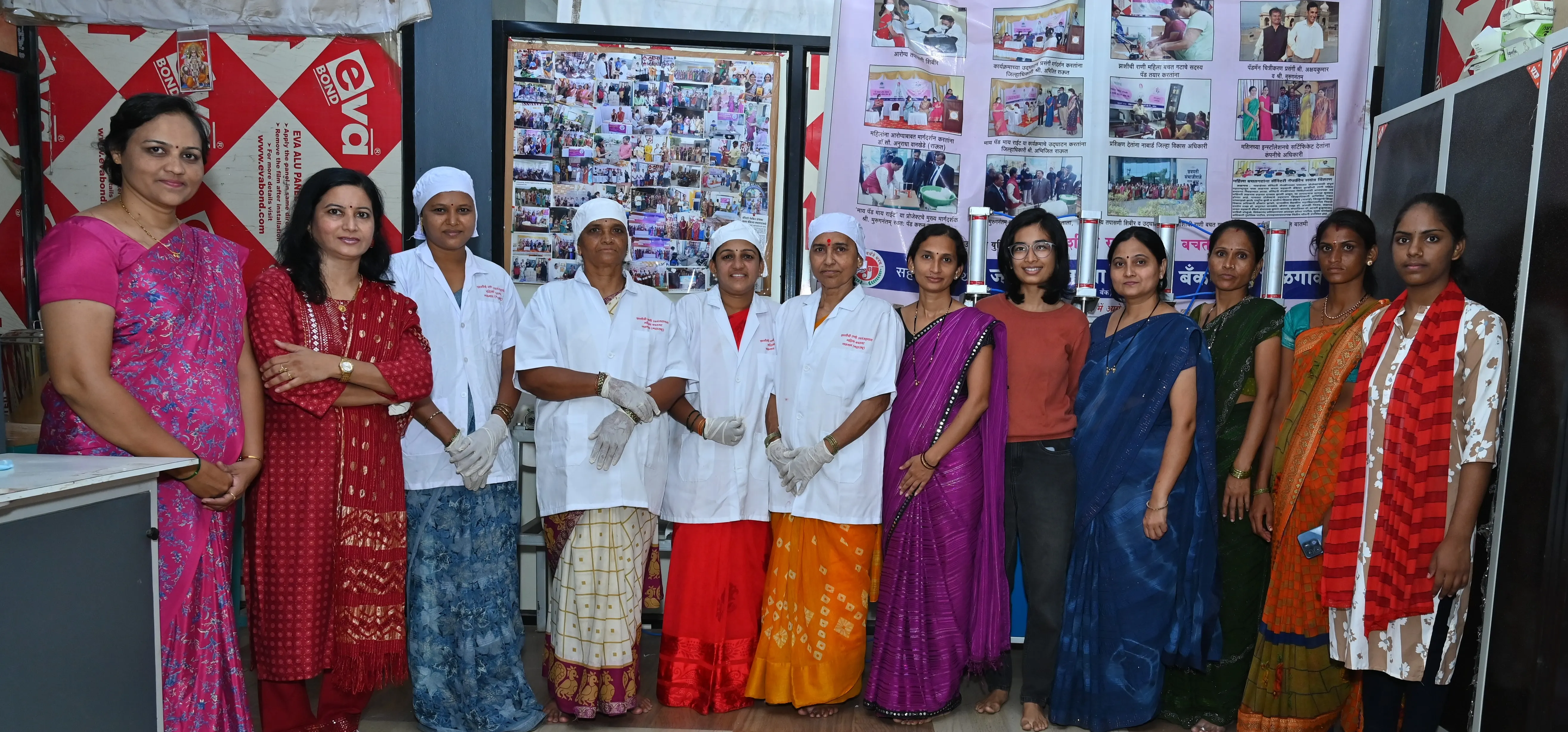 Hapeefive community members gathered during an awareness event