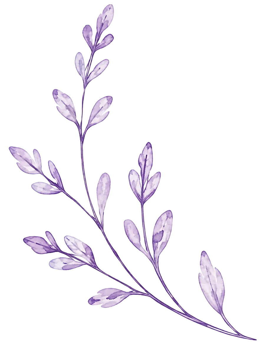 Leaf decoration left